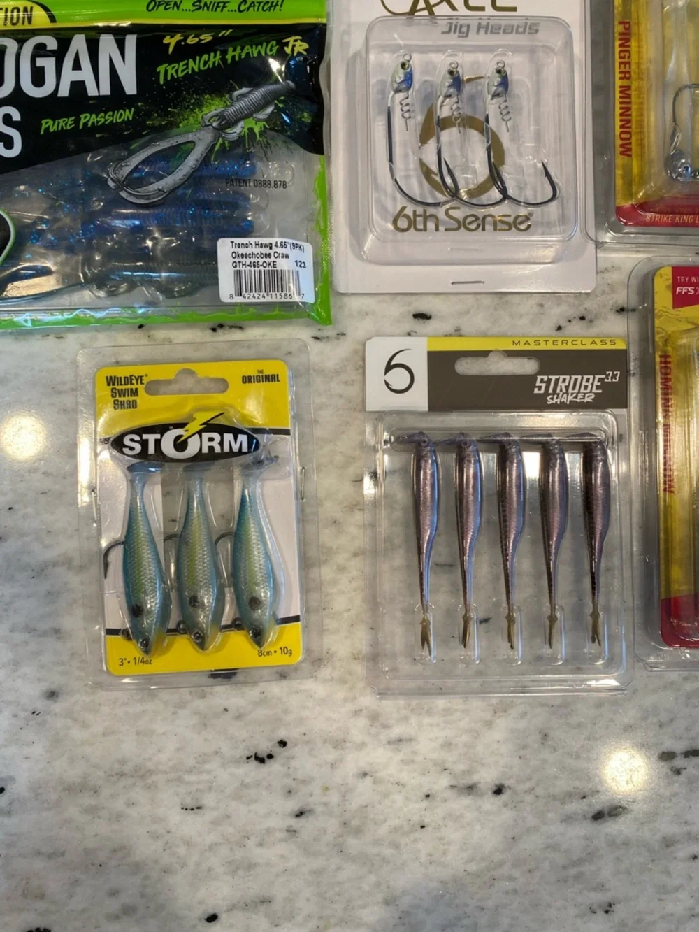 Brand New Assorted Fishing Lures and Soft Baits Bundle - Strike King, 6th Sense - Picture 7 of 7
